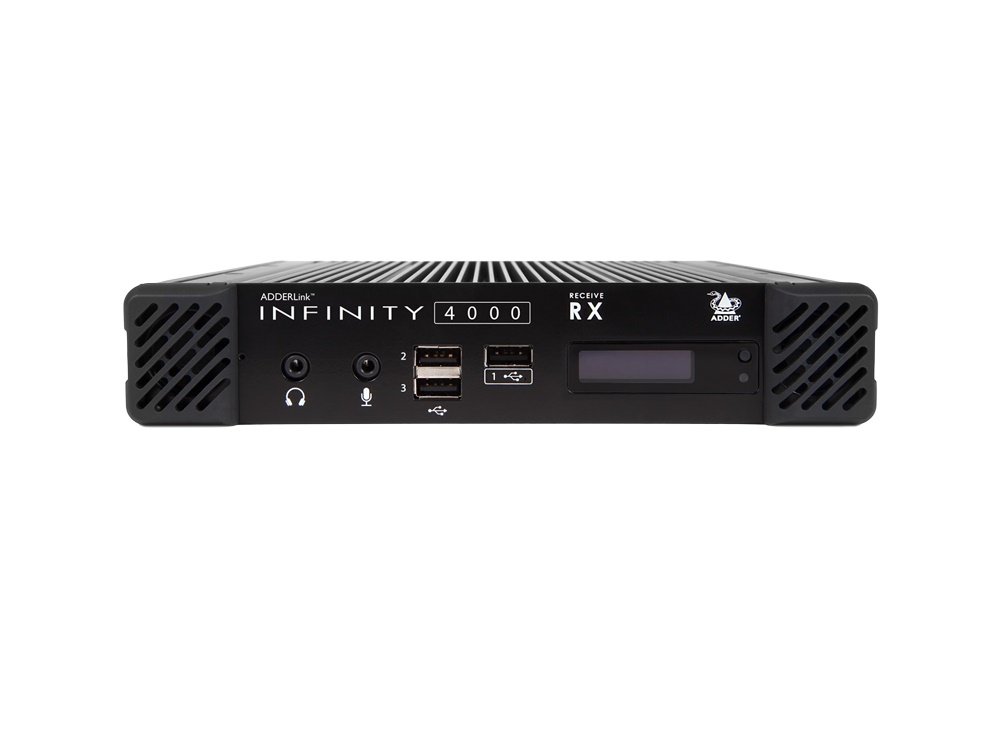 Adder ALIF4001R-US ADDERLink INFINITY Dual Head 4K 10GbE Receiver