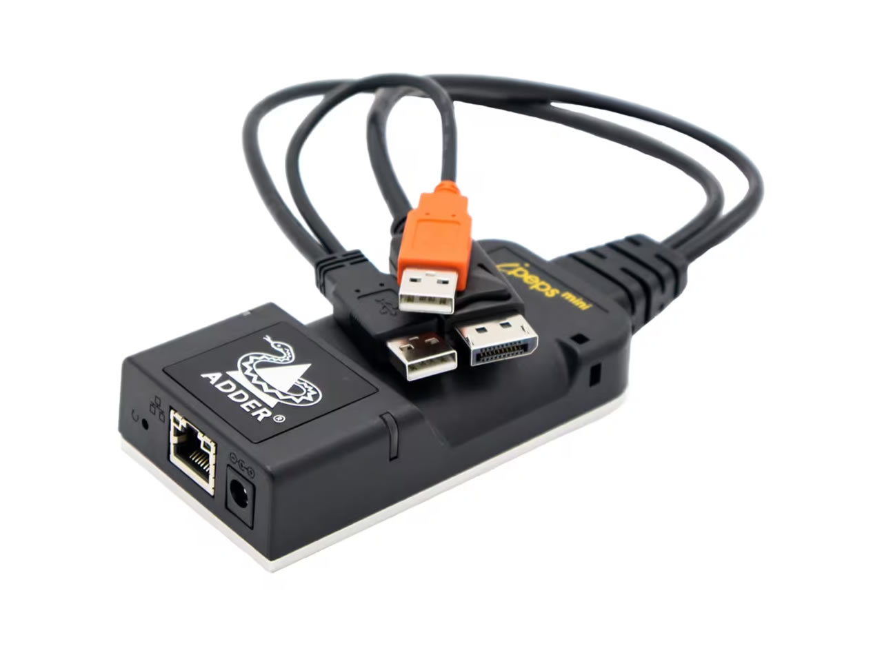 Adder IPEPSMINI-DP DisplayPort KVM over IP / USB Emulation / 1920×1200 / AES 128-256 / RSA 2048