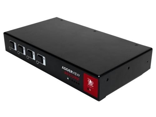 Adder AVSC1104-US 4 Port VGA / USB Secure KVM Switch Smartcard Reader TEMPEST EAL4+