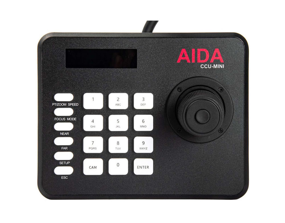 Aida CCU-MINI Imaging Compact VISCA Serial & IP PTZ Camera Controller - Image 2