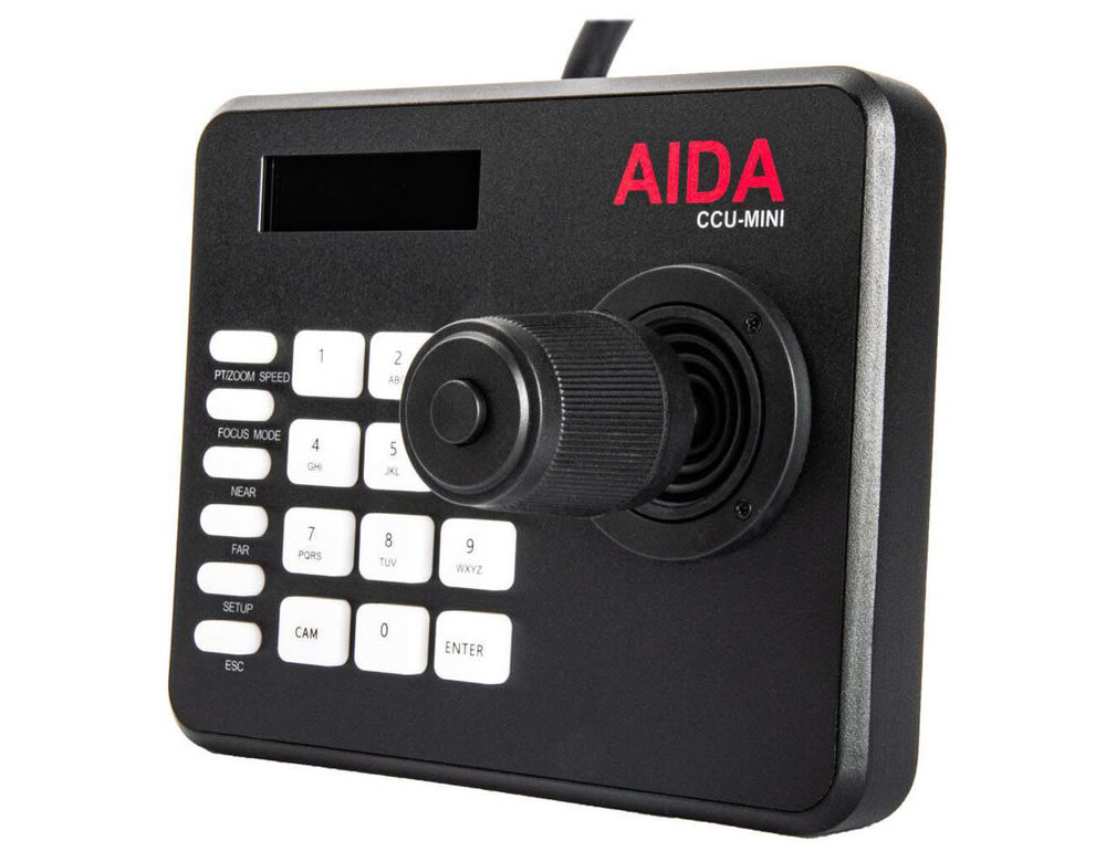 Aida CCU-MINI Imaging Compact VISCA Serial & IP PTZ Camera Controller - Image 3