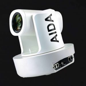 Aida PTZ4K-NDI-X12W NDI|HX 4K NDI/IP/SRT/HDMI PoE PTZ Camera 12X Zoom White