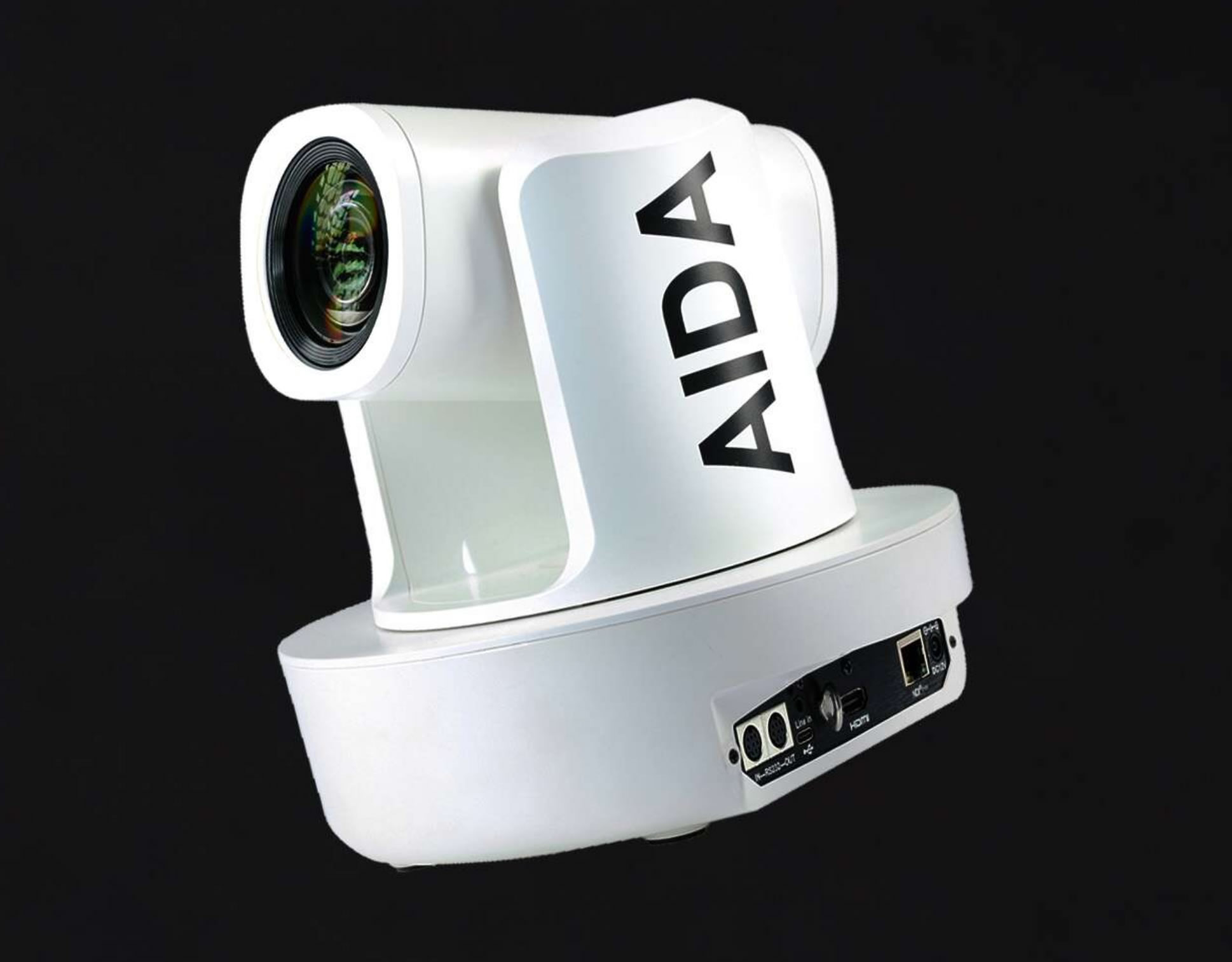 Aida PTZ4K-NDI-X12W NDI|HX 4K NDI/IP/SRT/HDMI PoE PTZ Camera 12X Zoom White