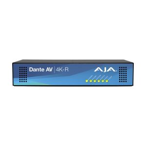 AJA DANTE-AV-4K-R-2 Dante AV Ultra 12G-SDI / HDMI 4Kp60 Receiver PoE+ / HDCP 2.2
