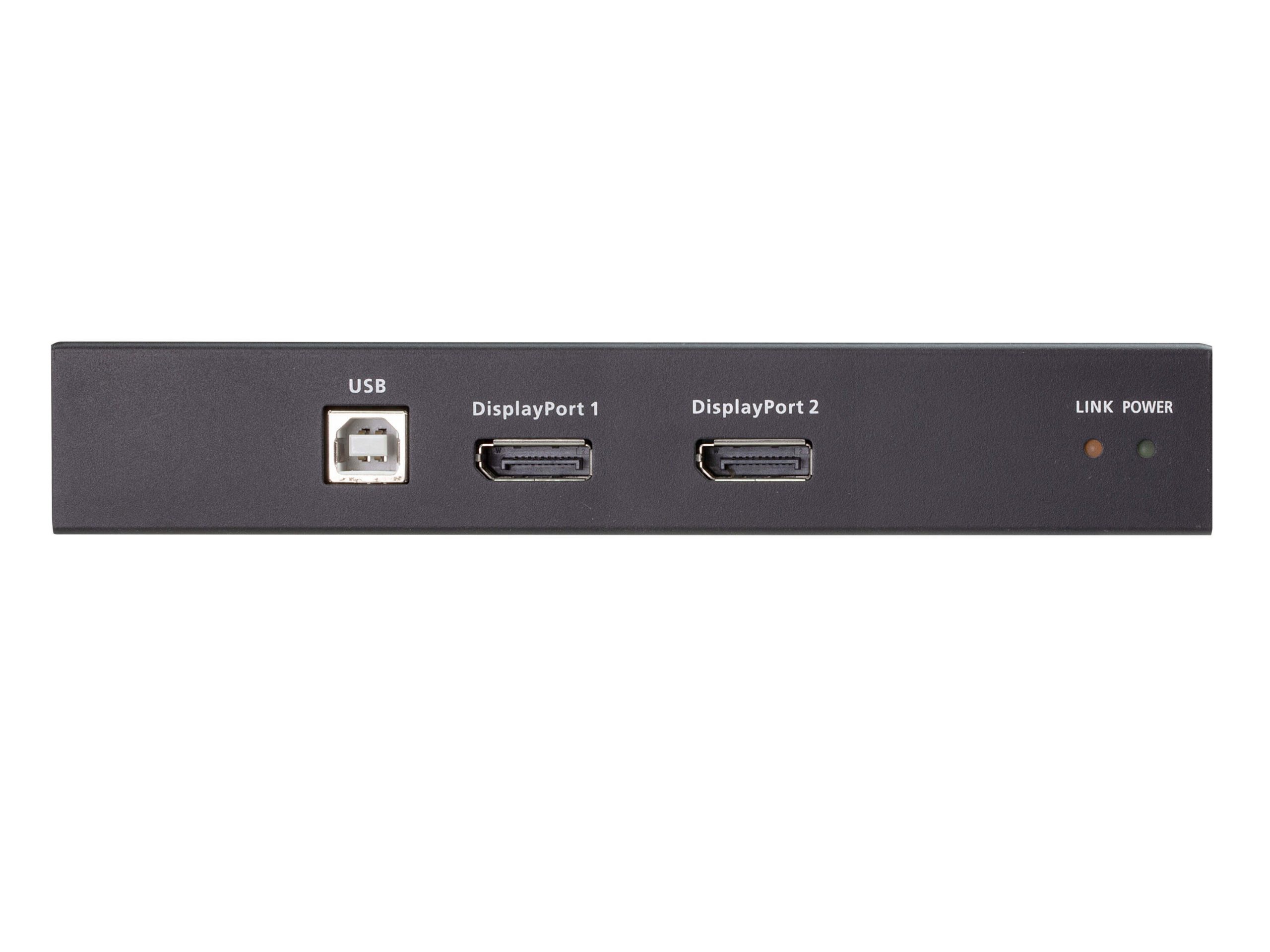 Aten CE924 USB DisplayPort Dual View HDBaseT 2.0 KVM Extender (4K/100m for Single View) - Image 3