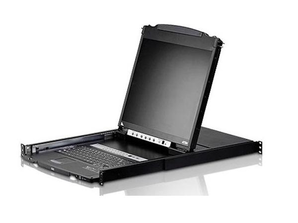 Aten CL5808N 8-Port 19in Dual Rail LCD Combo KVM Switch
