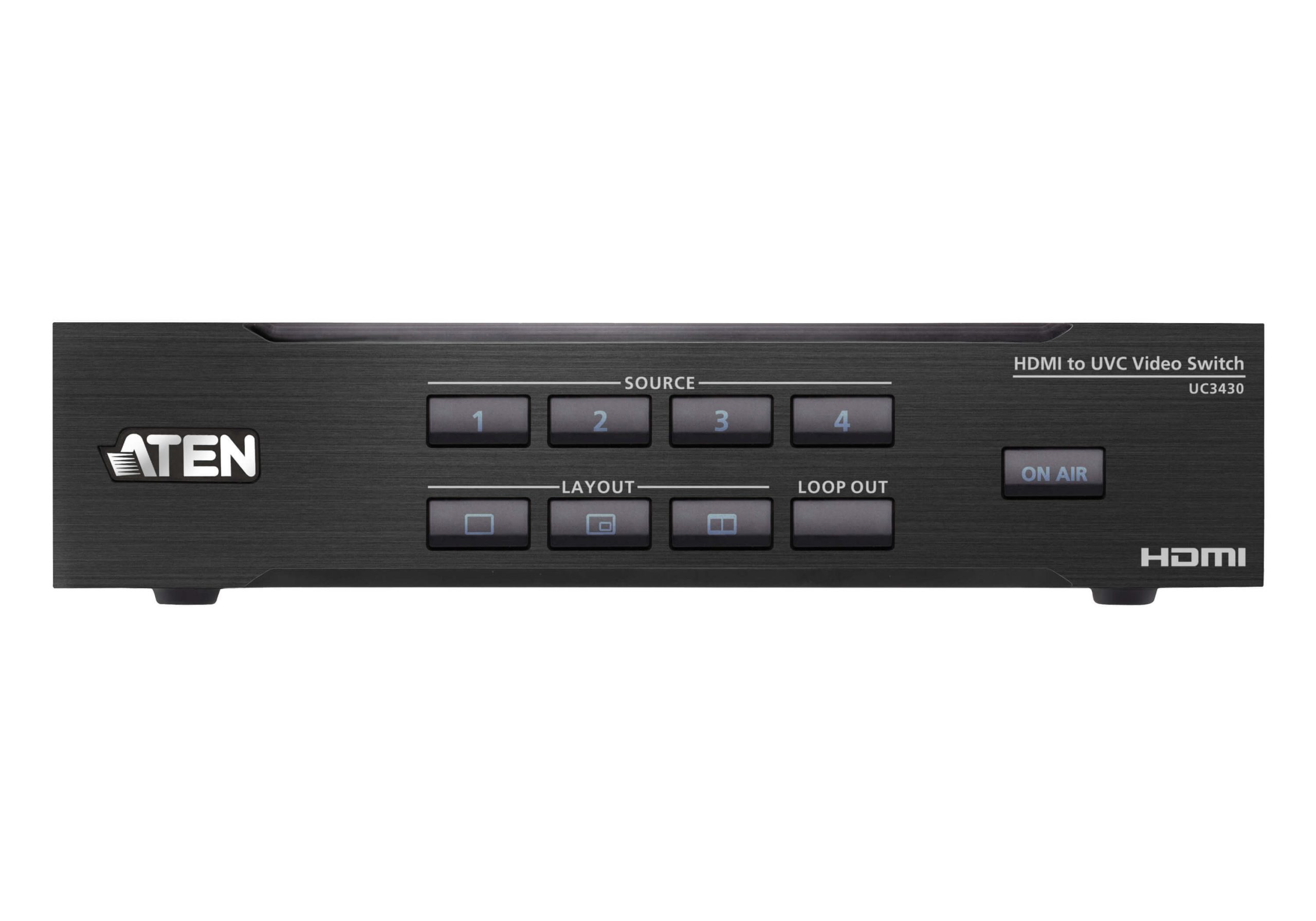 Aten UC3430 CAMLIVE™ PRO 4K 4-Input HDMI to USB Video Switcher - Image 2