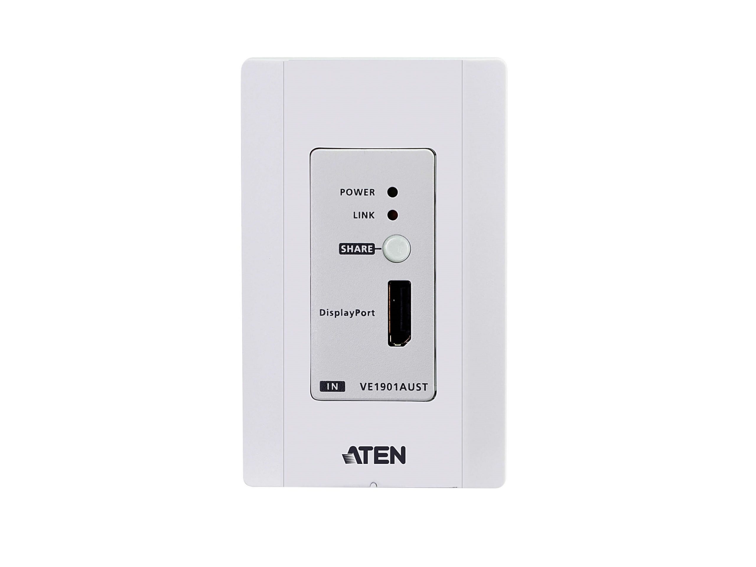 Aten VE1901AUST DisplayPort HDBaseT-Lite Transmitter with US Wall Plate/PoH - Image 4