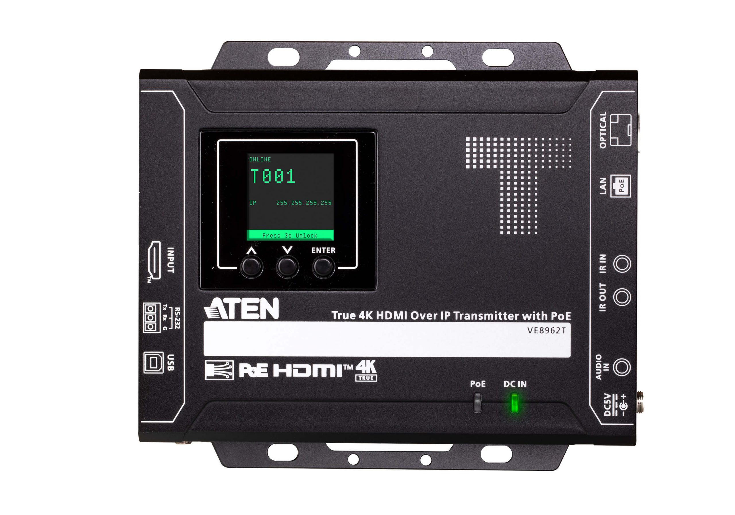 Aten VE8962T True 4K HDMI over IP Transmitter with PoE - Image 4