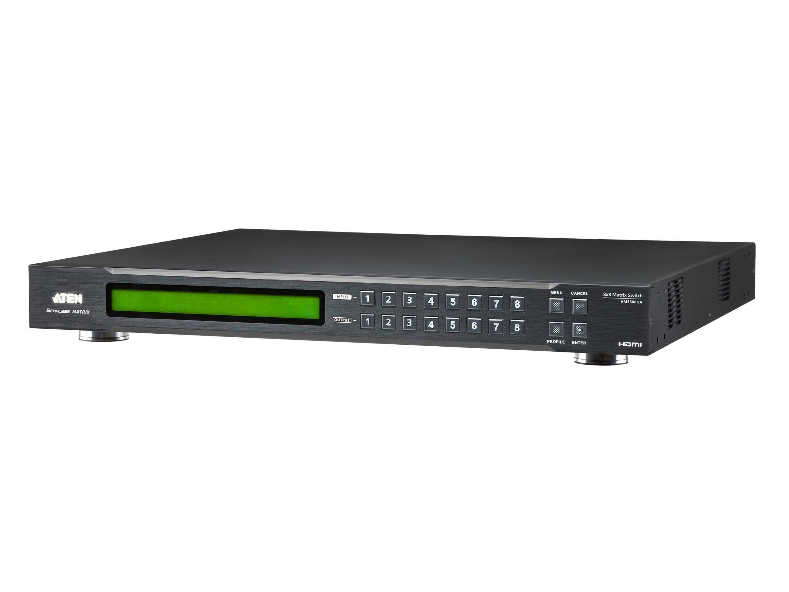 Aten VM5808HA 8×8 HDMI Scaling Matrix and Video Wall with Fast Switching/Audio Output and Local Output