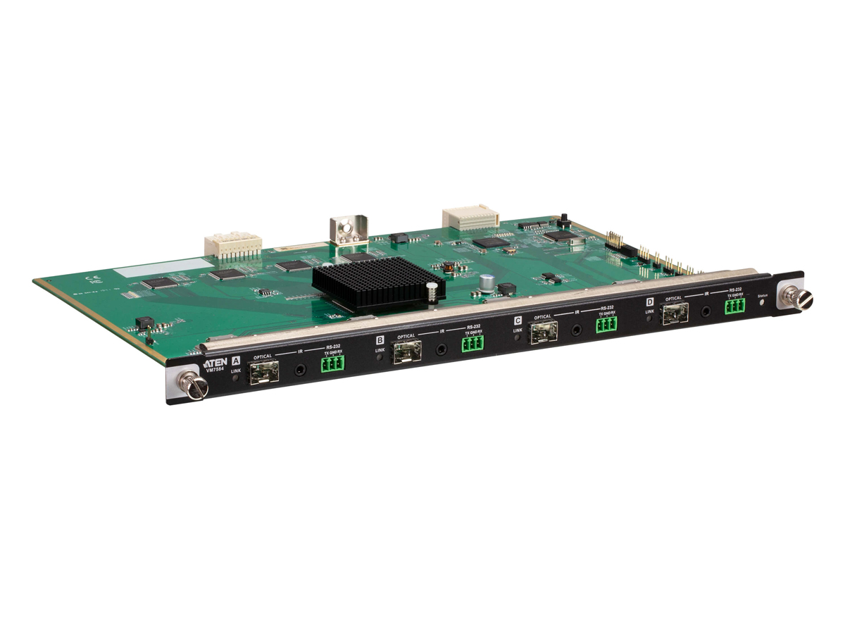 Aten VM7584K2 4-Port 10G Optical Input Board / Single-Mode 10km / 4K60 (4:2:0) / SFP+