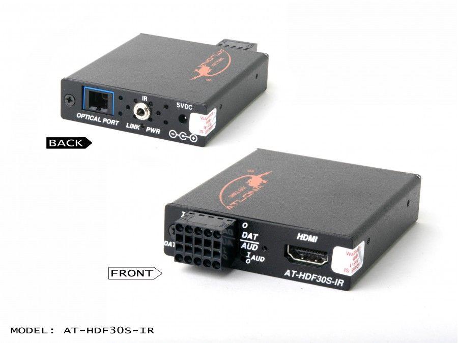 Atlona AT-HDF30S-IR-b HDMI/RS232/IR/Audio Extender (Transmitter) module/Multi Mode Fiber