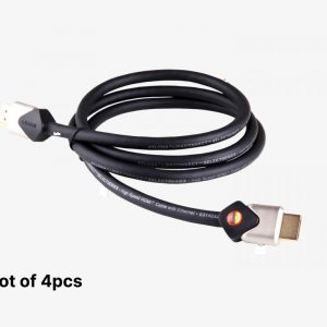 Atlona AT-LCS-8-SET4 8ft 1080P 4K HDR High Speed HDMI 18Gbps Cable with Ethernet for PS4 XBOX One (Lot of 4pcs)