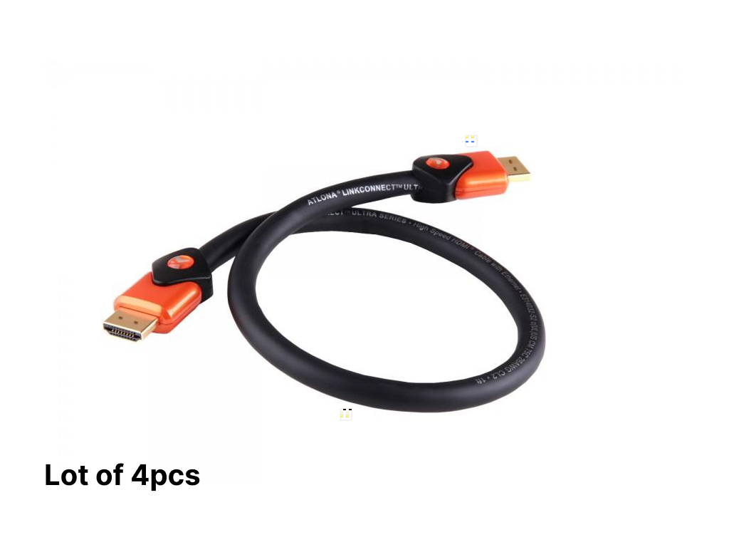Atlona AT-LCU-16-SET4 16ft 1080P 4K UHD High Speed HDMI Cable for HDTV UHDTV PS4 PRO XBOX ONE (Lot of 4pcs)