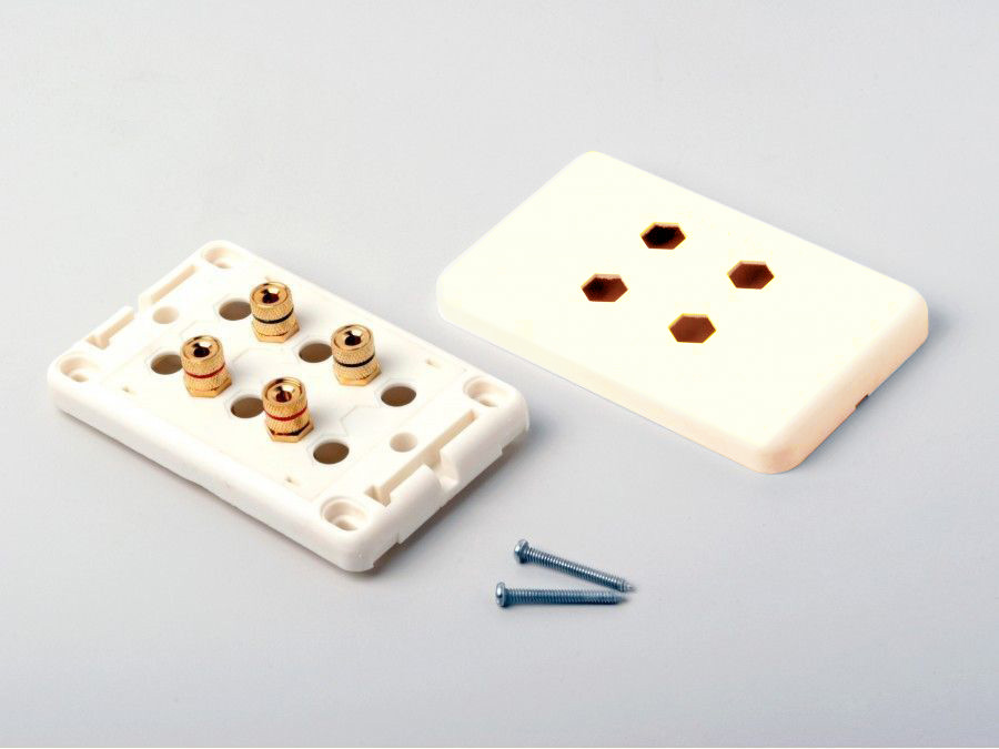 Atlona AT80040 HIGH-QUALITY WALL PLATE FOR 2 SPEAKERS - Image 3
