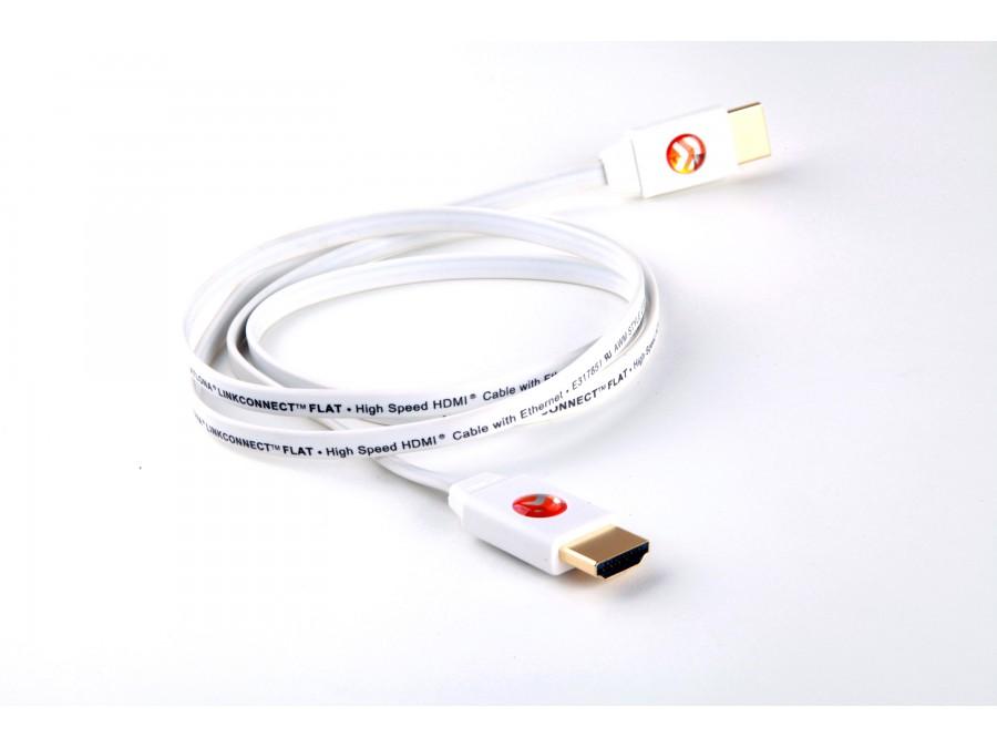 Atlona AT-LCF-12 12ft Flat HDMI Speed Ethernet Cable for Blu-ray DVD Xbox One PS3 PS4 HDTV