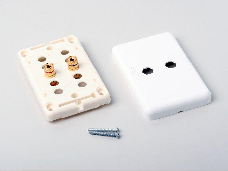 Atlona AT80020_L100 HIGH-QUALITY WALL PLATE FOR 1 SPEAKER LOT of 100pcs - Image 3