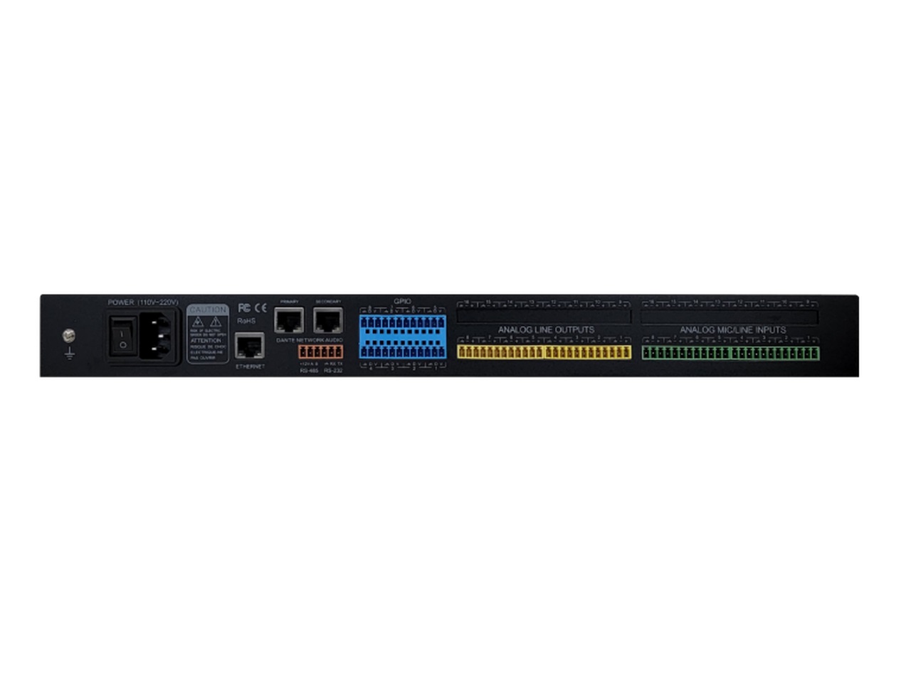 Aurora Multimedia DTX-88D Medium-density 8x8 Dante DSP with 8x8 analog I/O - Image 3