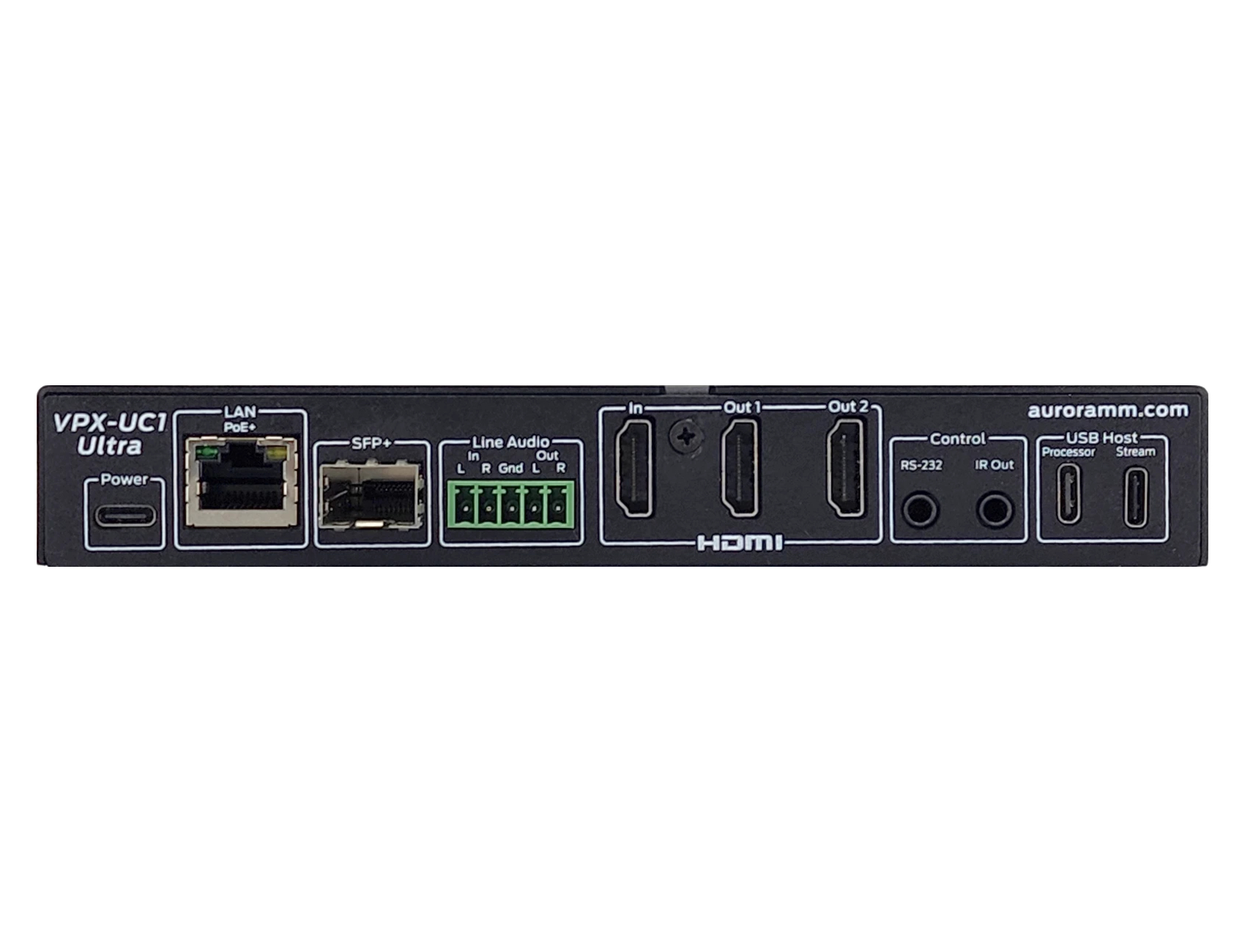 Aurora Multimedia VPX-UC1-ULTRA-1TB 4K60 1G Unified Communication AVoIP Transceiver with 8-Core 2.4GHz Processor & 8K60, Built-in 1TB SSD - Image 3