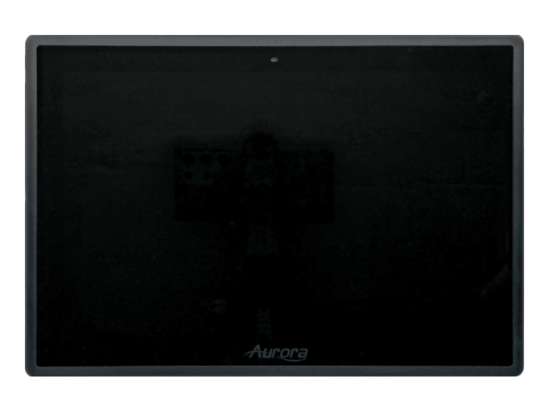 Aurora Multimedia RXT-10WM-G3-B 10" in-wall ReAX touch panel control system with serial, relay, I/O, IR, and Ethernet control ports - Image 2