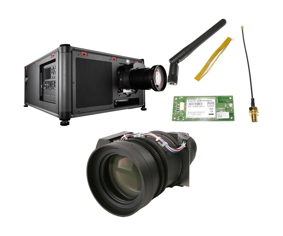 Barco R9410851-B QDX-4K45 41,000-Lumen UHD 4K Laser 3-Chip DLP Projector (No Lens)
