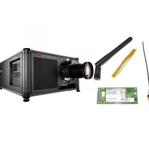 Barco R9410853-B 33,000-Lumen WUXGA 3-Chip DLP Laser Phosphor Projector w/Built-in GSM/WiFi&Remote Control (Black)
