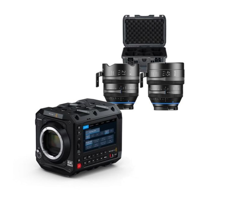 Blackmagic Design BMD-PYXIS-L-IRIX-LENS-DB PYXIS 6K L & Irix 21mm + 45mm + Nanuk Case