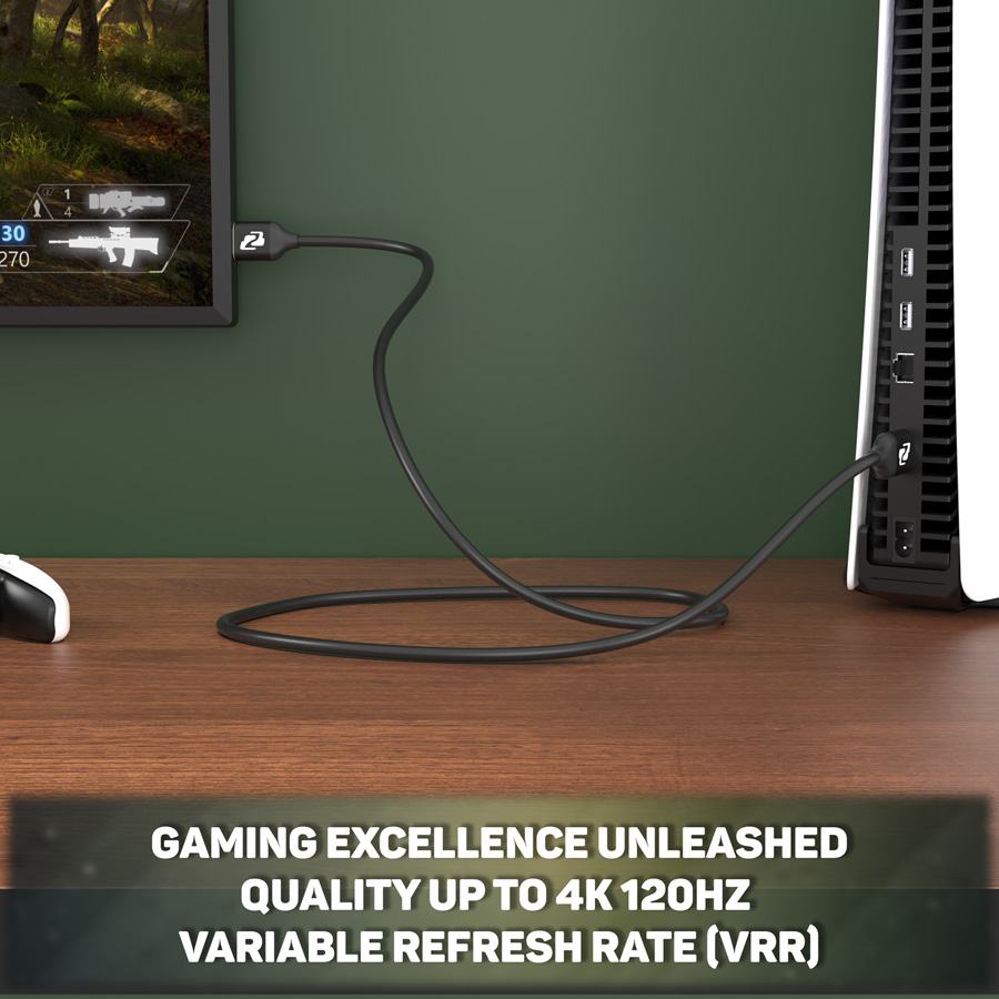 BZBGEAR BG-CAB-H21C1 8K UHD HDMI 2.1 Certified 48Gbps Cable - 1m/3.3ft - Image 9