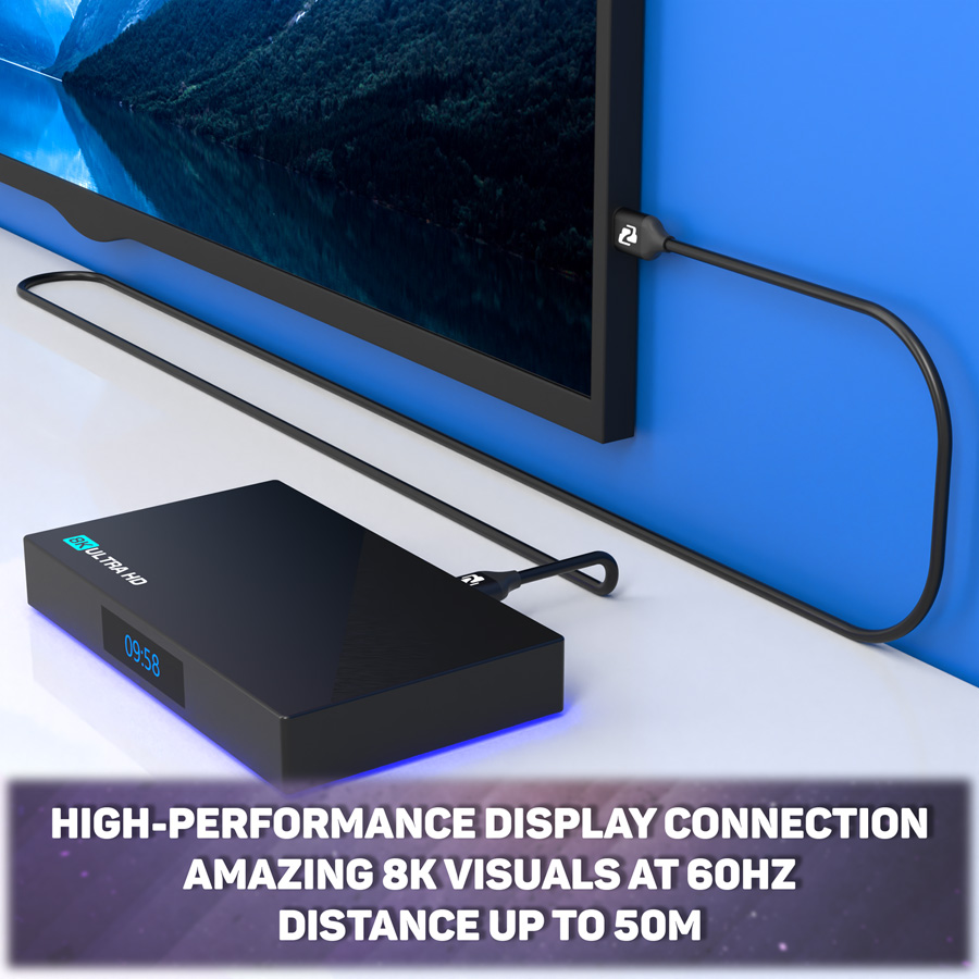 BZBGEAR BG-CAB-H21C1 8K UHD HDMI 2.1 Certified 48Gbps Cable - 1m/3.3ft - Image 10