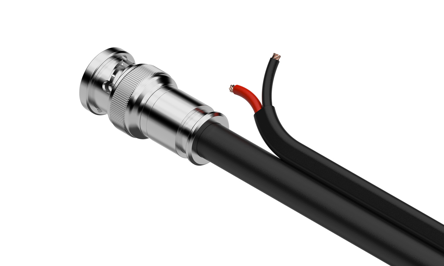 BZBGEAR BG-CAB-SDIS150 1080P FHD 150ft 75-ohm Premade Shielded SDI with DC Siamese Cable - Image 3