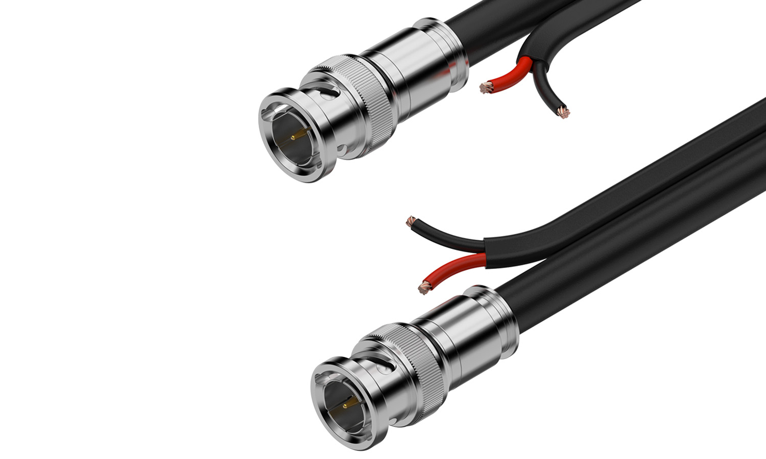 BZBGEAR BG-CAB-SDIS75 1080P FHD 75ft 75-ohm Premade Shielded SDI with DC Siamese Cable