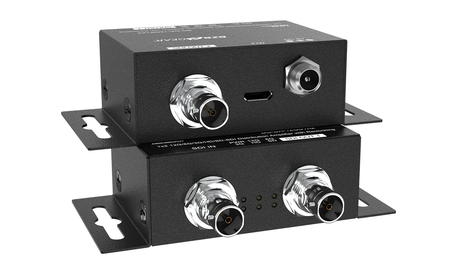 BZBGEAR BG-DA-12GS1X2 4K UHD 12G-SDI 1x2 Splitter/Distribution Amplifier - Image 7