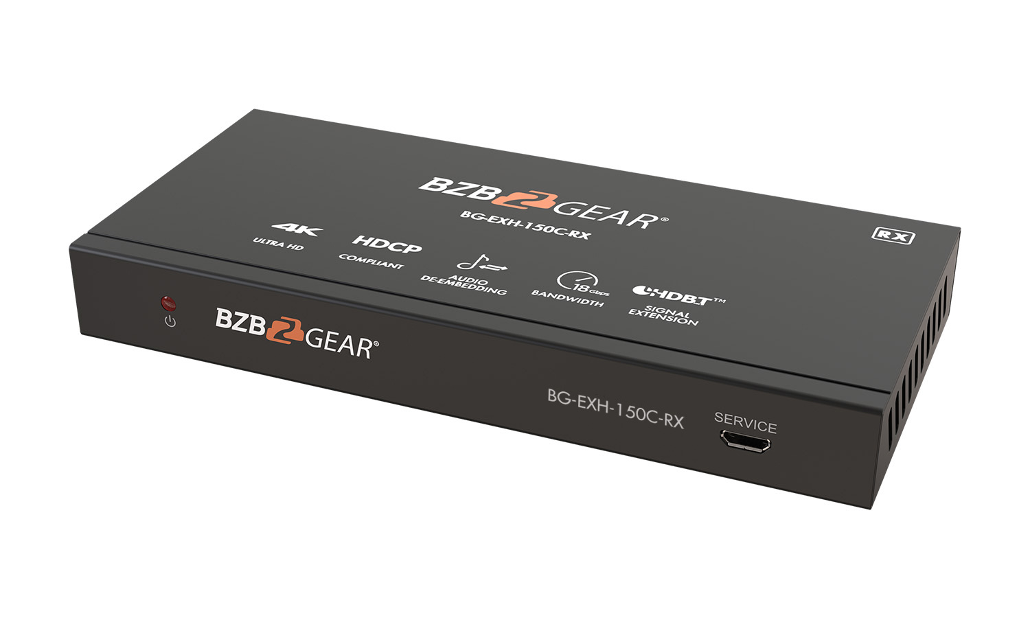 BZBGEAR BG-EXH-150C 4K UHD HDMI HDBaseT Long Range Extender with Bi-directional IR/RS-232/CEC up to 490ft - Image 5