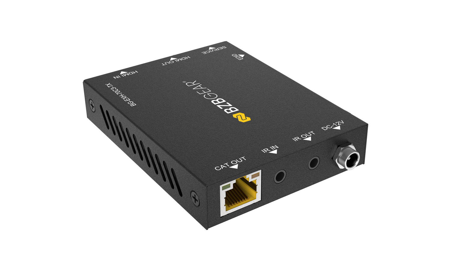 BZBGEAR BG-EXH-70C3 4K UHD HDMI Extender Over Cat5e/6 with Bi-directional IR/PoC/ARC and Audio De-embedding up to 230ft - Image 7