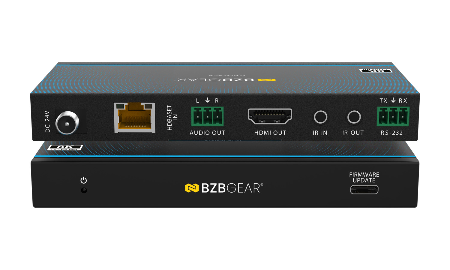 BZBGEAR BG-EXH-8K150C 8K UHD HDMI HDBaseT Long Range Extender with Bi-directional IR/RS-232/CEC up to 490ft - Image 7
