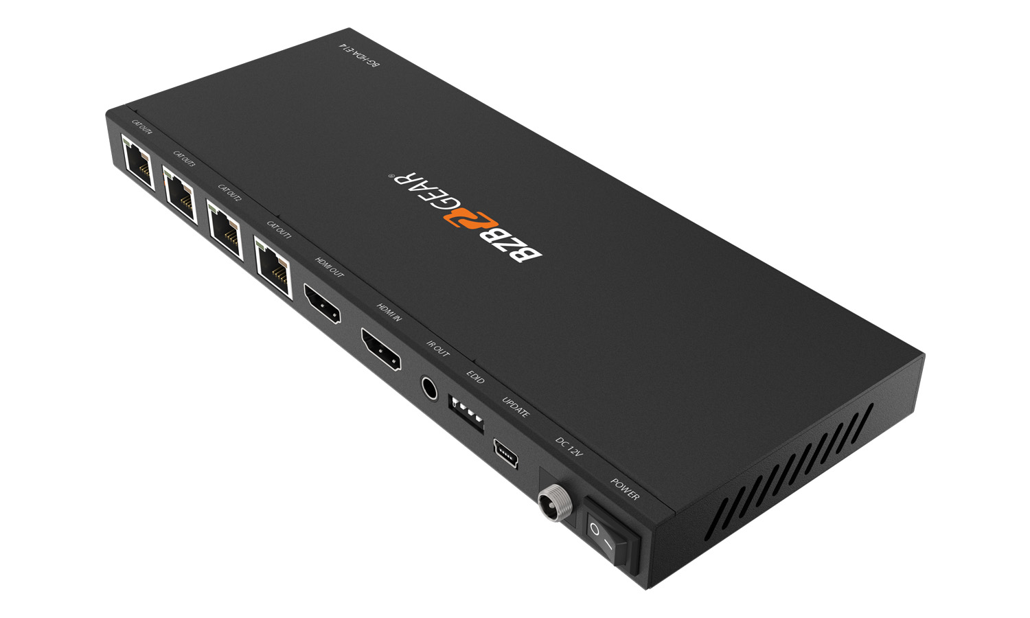 BZBGEAR BG-HDA-E14 1x4 1080P/4K30 HDMI Splitter/Distribution Amplifier Kit with 4 Receivers up to 230ft over Category Cable - Image 7