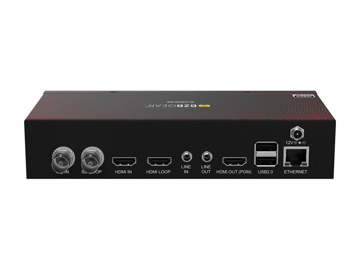 BZBGEAR BG-STREAM-NDE 1 Channel SDI/HDMI Encoder/Decoder/Recorder with Audio/USB 3.0 for Storage plus NDI Support - Image 3