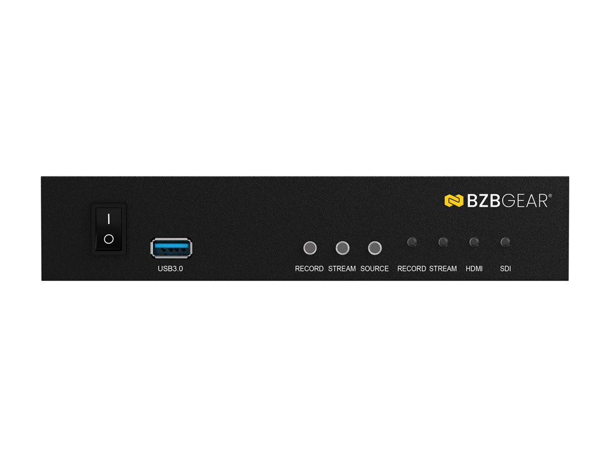 BZBGEAR BG-STREAM-NDE 1 Channel SDI/HDMI Encoder/Decoder/Recorder with Audio/USB 3.0 for Storage plus NDI Support - Image 5
