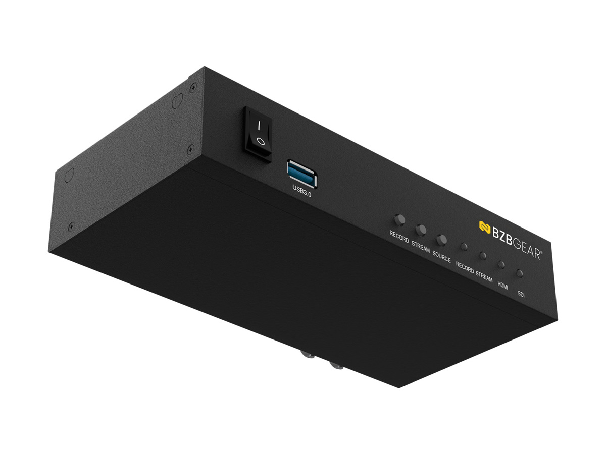 BZBGEAR BG-STREAM-NDE 1 Channel SDI/HDMI Encoder/Decoder/Recorder with Audio/USB 3.0 for Storage plus NDI Support - Image 6