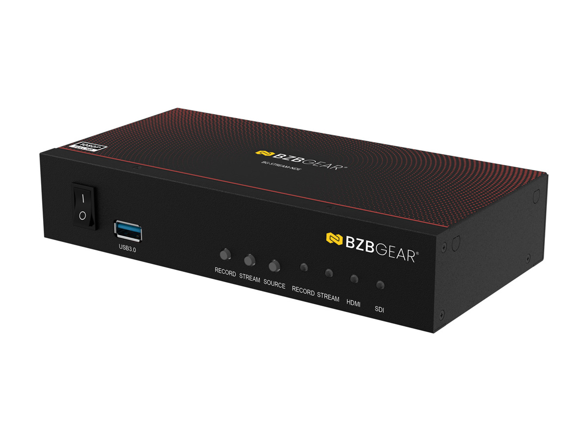 BZBGEAR BG-STREAM-NDE 1 Channel SDI/HDMI Encoder/Decoder/Recorder with Audio/USB 3.0 for Storage plus NDI Support - Image 7