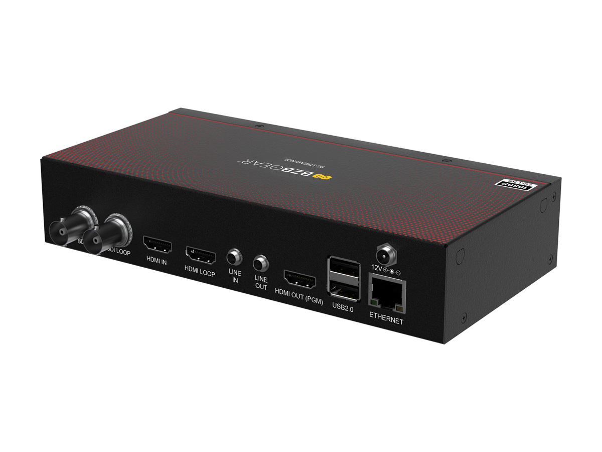 BZBGEAR BG-STREAM-NDE 1 Channel SDI/HDMI Encoder/Decoder/Recorder with Audio/USB 3.0 for Storage plus NDI Support - Image 8