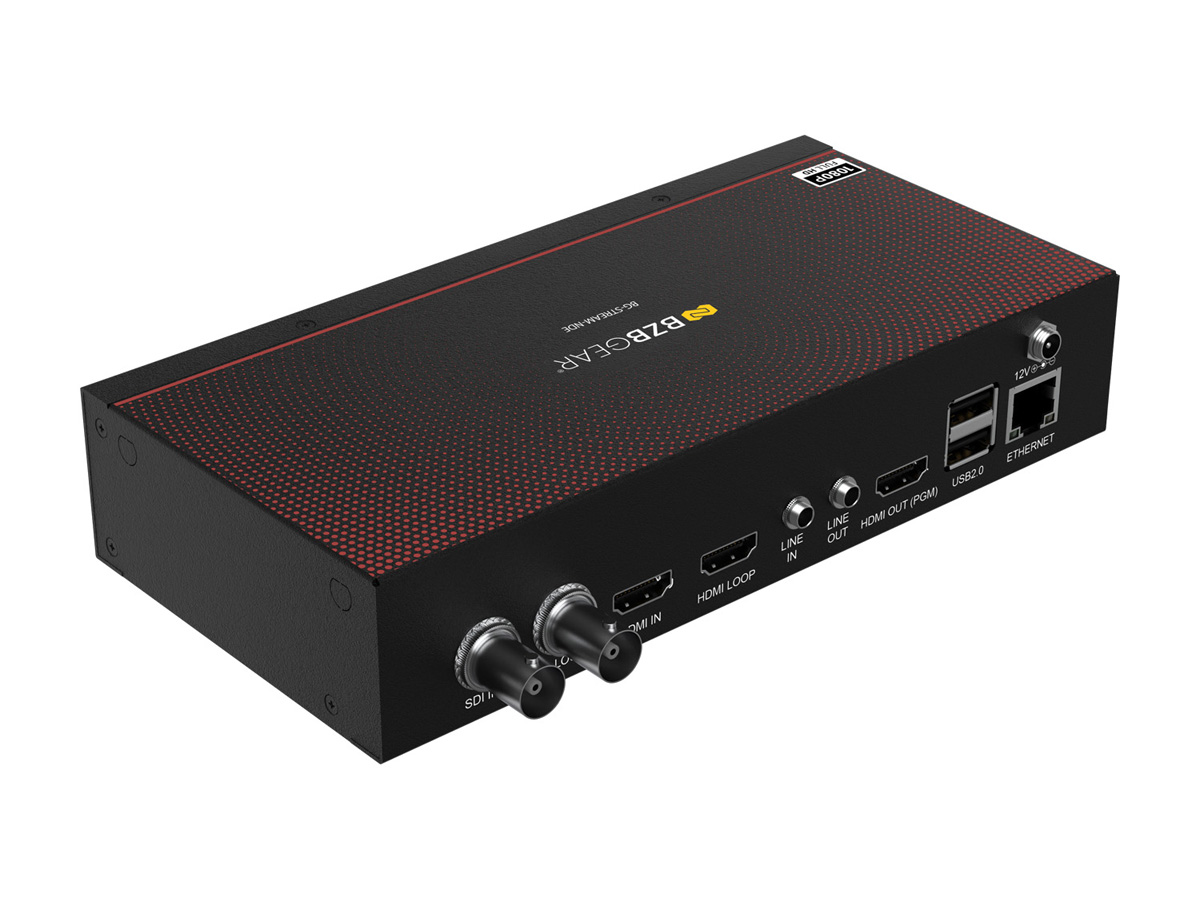 BZBGEAR BG-STREAM-NDE 1 Channel SDI/HDMI Encoder/Decoder/Recorder with Audio/USB 3.0 for Storage plus NDI Support - Image 9