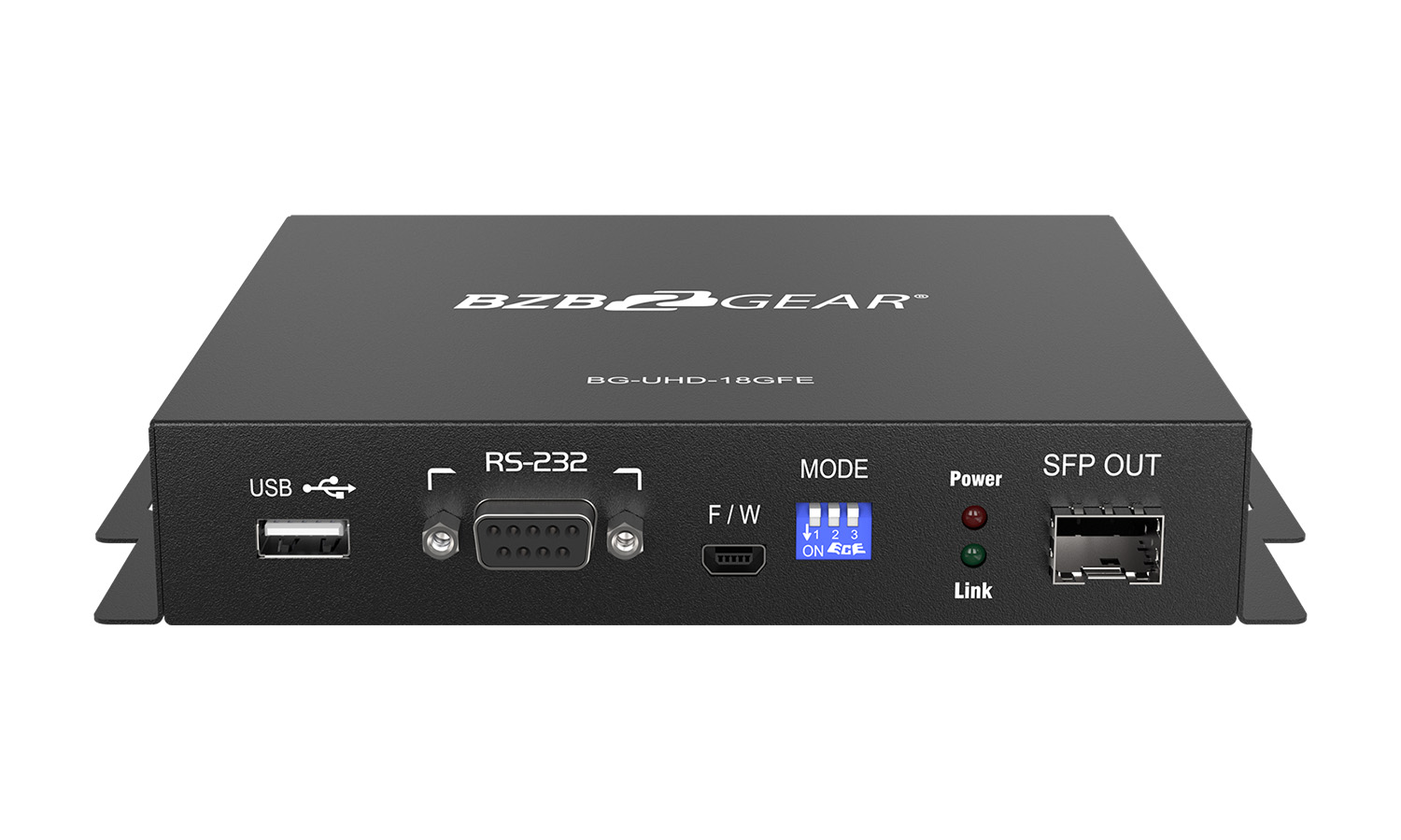 BZBGEAR BG-UHD-18GFE 4K UHD HDMI USB KVM Extender Kit Over Fiber with HDR/2-Way IR/RS-232 (No SFP Module Included) - Image 8