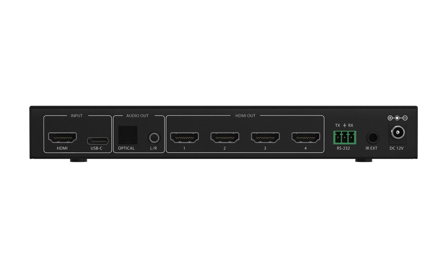 BZBGEAR BG-UHD-VW2X2A 2x2 4K UHD HDMI/USB-C Switcher and Video Wall Controller with Audio De-embedding - Image 4