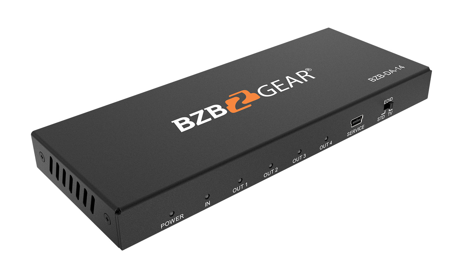 BZBGEAR BG-DA-14 1x4 4K UHD HDMI Splitter with HDR and 3D Support - Image 3