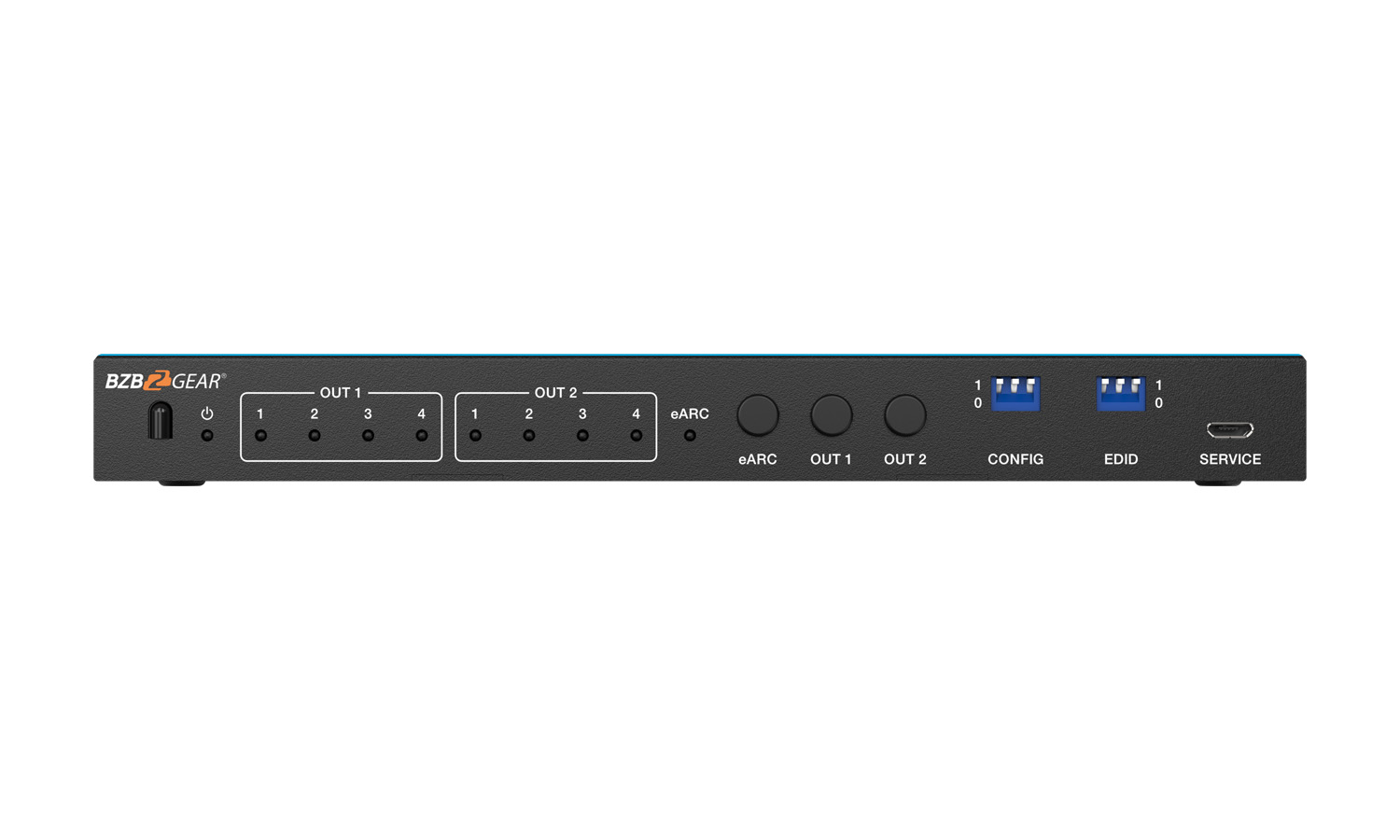 BZBGEAR BG-8K-42MA-b 4x2 8K UHD HDMI 2.1 Matrix Switcher with Auto Downscaling/Audio De-Embedding (8K60/4K120 and VRR/FVA/ALLM Support) - Image 5