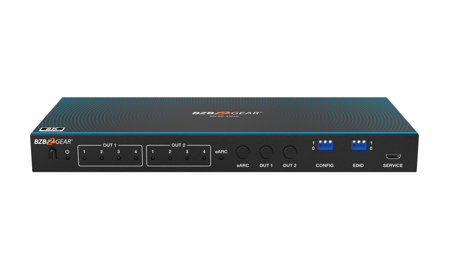 BZBGEAR BG-8K-42MA-b 4x2 8K UHD HDMI 2.1 Matrix Switcher with Auto Downscaling/Audio De-Embedding (8K60/4K120 and VRR/FVA/ALLM Support) - Image 9