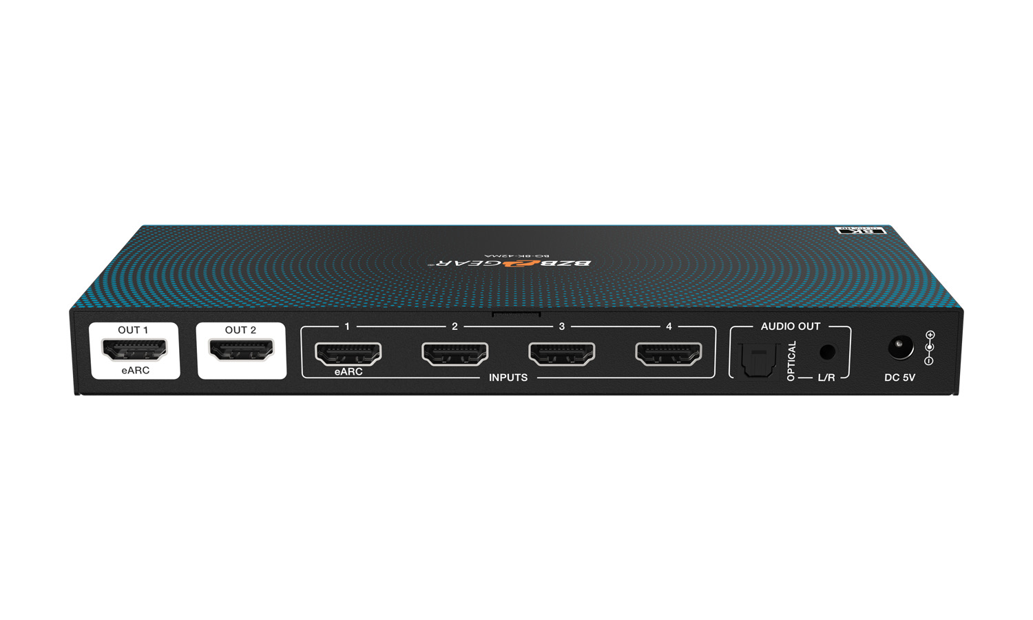 BZBGEAR BG-8K-42MA-b 4x2 8K UHD HDMI 2.1 Matrix Switcher with Auto Downscaling/Audio De-Embedding (8K60/4K120 and VRR/FVA/ALLM Support) - Image 10
