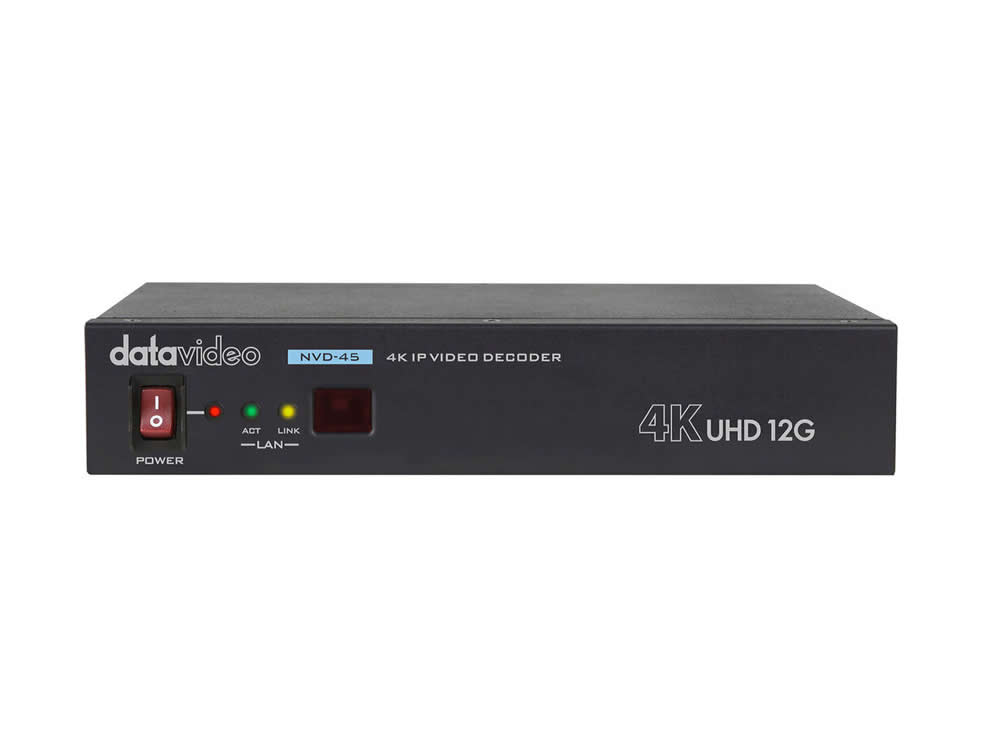 Datavideo NVD-45 4K Streaming IP Video Decoder with 12G-SDI Output - Image 2