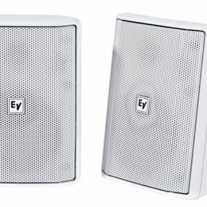Electro-Voice EVID-S4.2TW Quick install Speaker 4” cabinet 70/100V white. IP54, pair